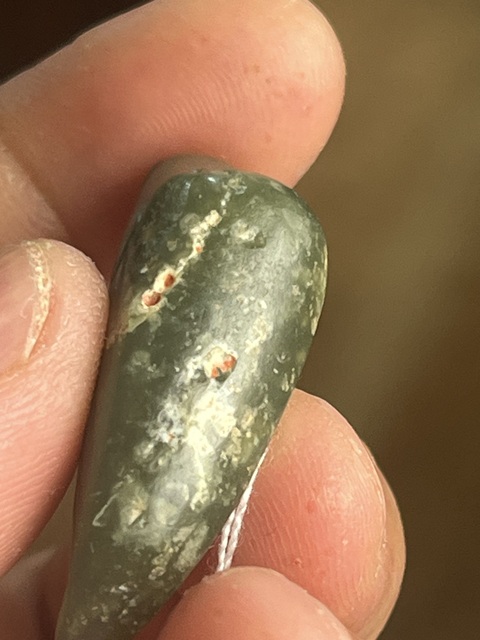 古玩玉器仿古做舊玉鳥型件真品鑒賞圖