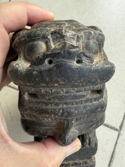 古玩雜項(xiàng)石雕獅子擺件真品鑒賞圖