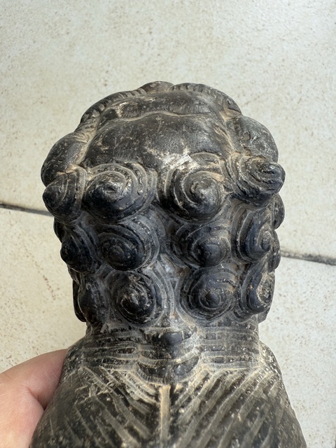 古玩雜項(xiàng)石雕獅子擺件真品鑒賞圖