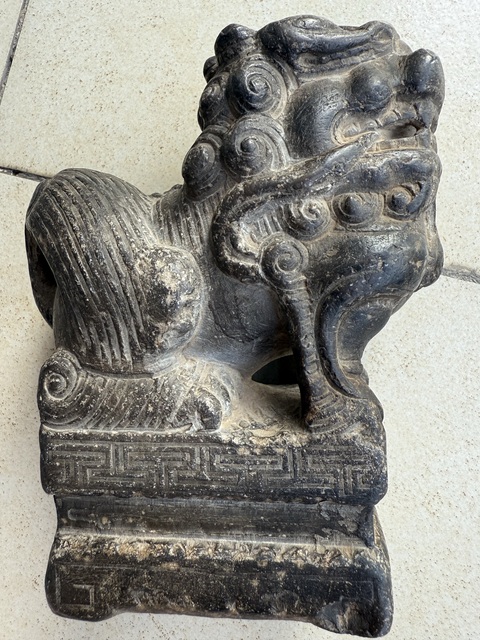 古玩雜項(xiàng)石雕獅子擺件真品鑒賞圖