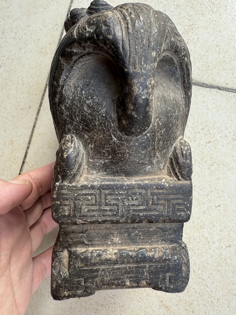 古玩雜項(xiàng)石雕獅子擺件真品鑒賞圖