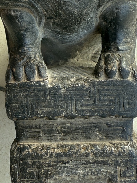 古玩雜項(xiàng)石雕獅子擺件真品鑒賞圖