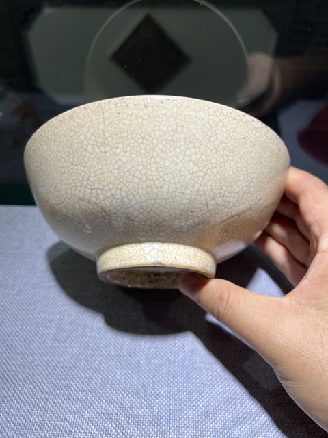 古玩陶瓷(清中期)哥釉碗拍賣,當前價格0元