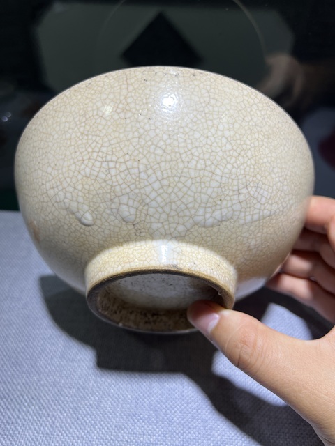 古玩陶瓷(清中期)哥釉碗拍賣,當前價格0元
