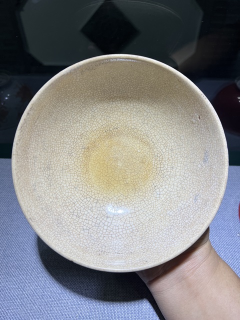 古玩陶瓷(清中期)哥釉碗拍賣,當前價格0元