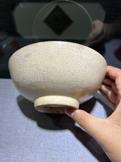 古玩陶瓷(清中期)哥釉碗拍賣,當前價格0元