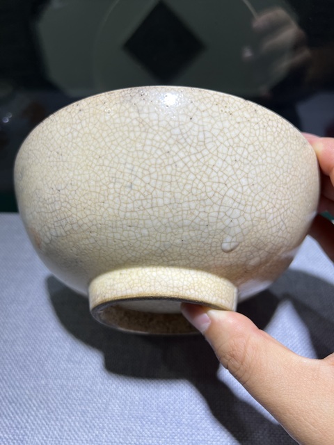 古玩陶瓷(清中期)哥釉碗拍賣,當前價格0元