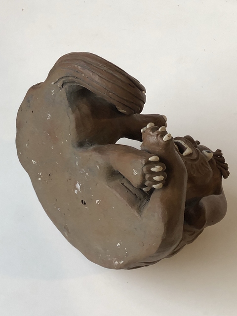 古玩陶瓷紫砂獅子擺件真品鑒賞圖