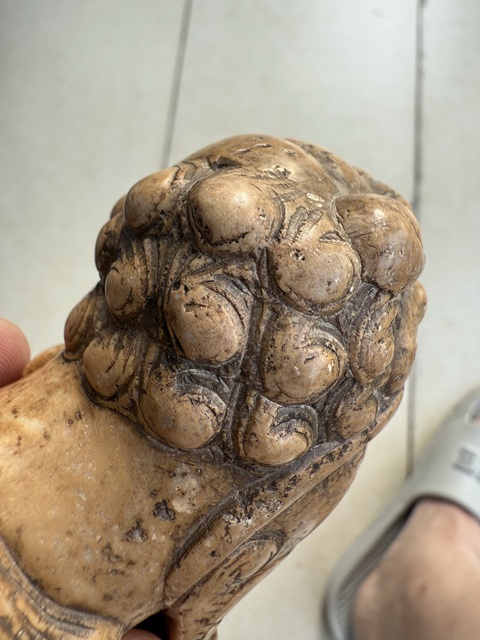 古玩雜項石獅真品鑒賞圖