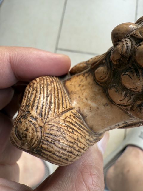 古玩雜項石獅真品鑒賞圖