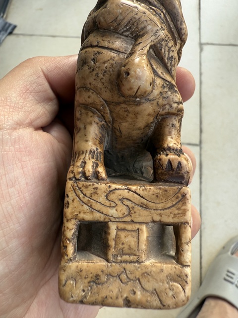 古玩雜項石獅真品鑒賞圖