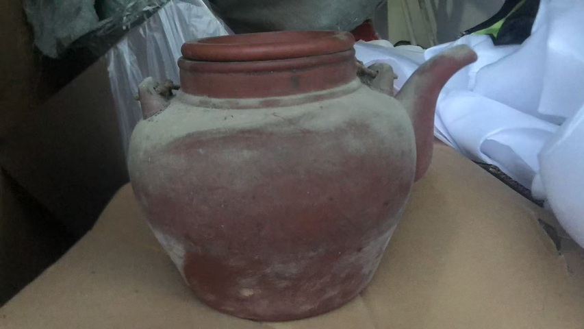 古玩雜項(xiàng)提粱梁壺真品鑒賞圖