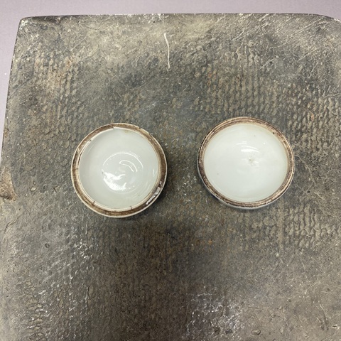 古玩陶瓷清晚期·龍紋青花印泥盒拍賣,當前價格3560元