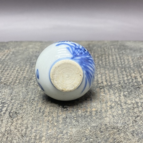 古玩陶瓷花卉紋青花葫蘆瓶真品鑒賞圖