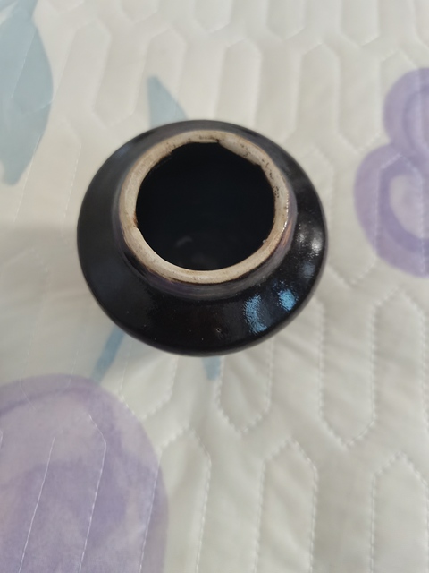 古玩陶瓷黑釉蓋罐真品鑒賞圖