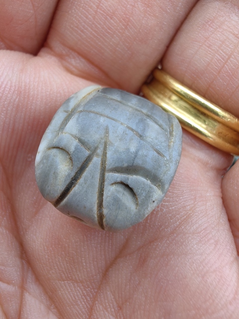 古玩玉器玉蟬型件真品鑒賞圖
