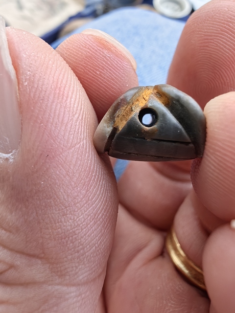 古玩玉器玉蟬型件真品鑒賞圖