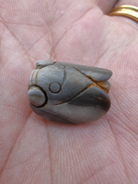 古玩玉器玉蟬型件真品鑒賞圖