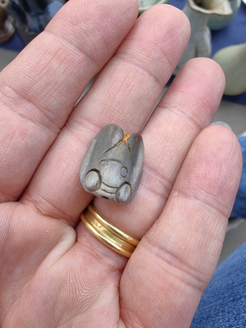 古玩玉器玉蟬型件真品鑒賞圖