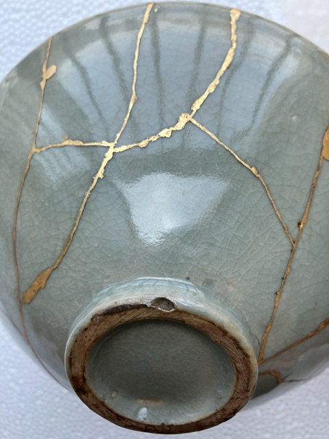 古玩陶瓷宋臨汝窯青瓷盞真品鑒賞圖
