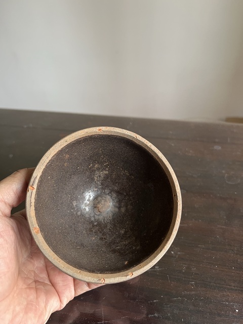 古玩陶瓷褐釉盞真品鑒賞圖