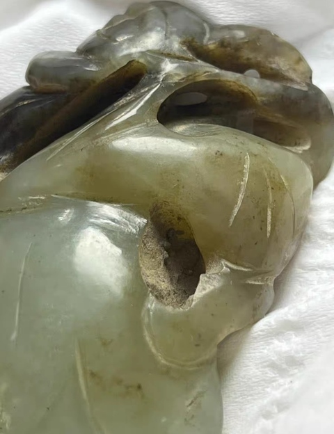 古玩玉器童子真品鑒賞圖