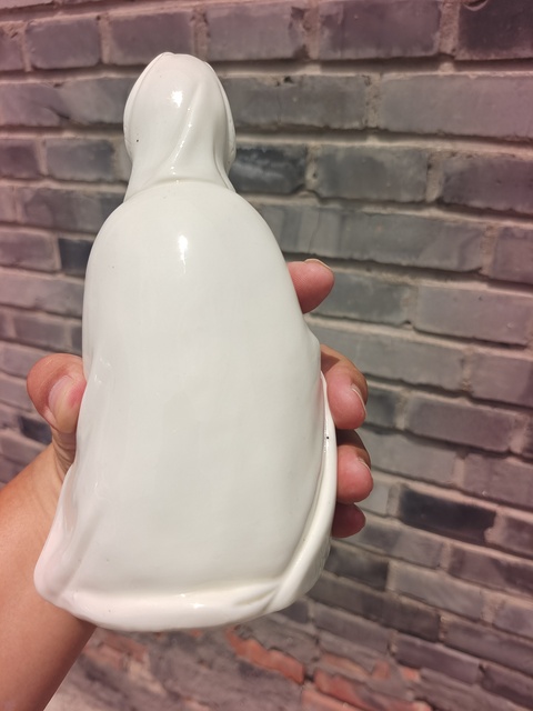 古玩陶瓷近現(xiàn)代德化窯觀音真品鑒賞圖
