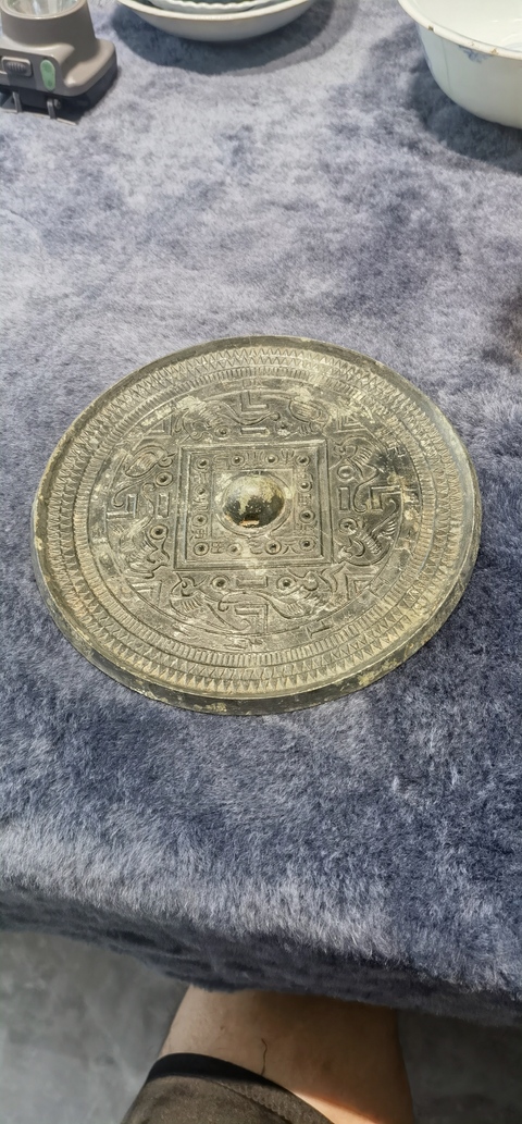 古玩銅器銅鏡真品鑒賞圖