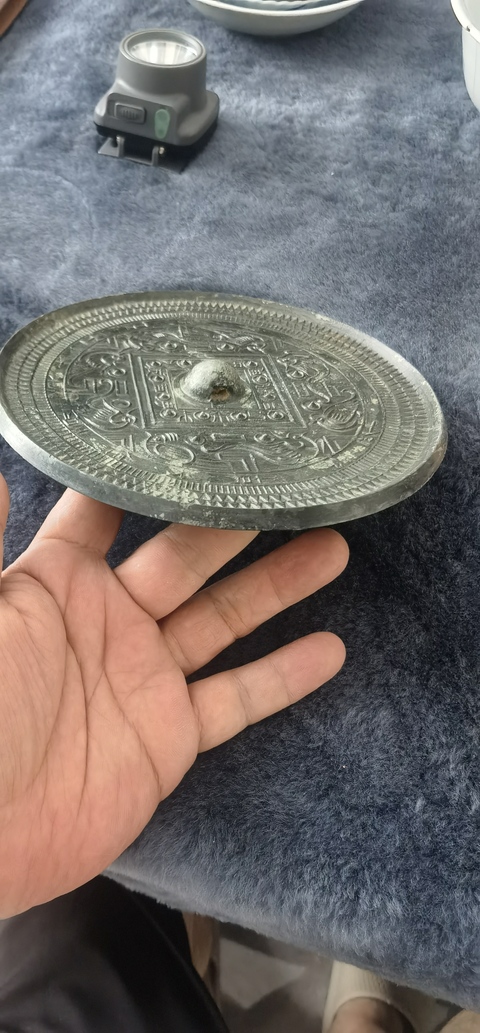 古玩銅器銅鏡真品鑒賞圖
