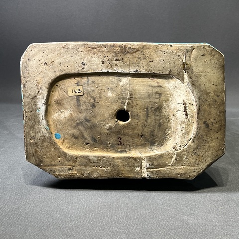 古玩陶瓷明晚期 景德鎮仿琺華真武大帝塑像真品鑒賞圖