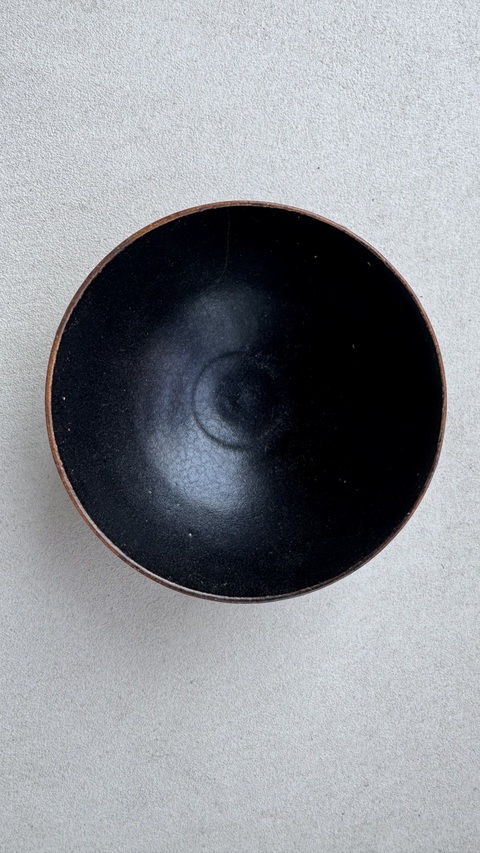 古玩陶瓷吉州窯黑釉茶盞真品鑒賞圖