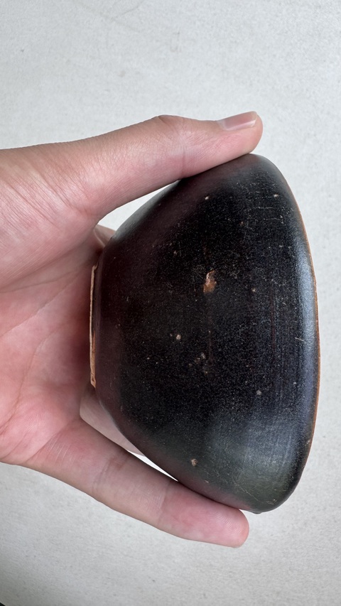 古玩陶瓷吉州窯黑釉茶盞真品鑒賞圖