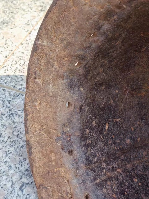 古玩雜項盔真品鑒賞圖