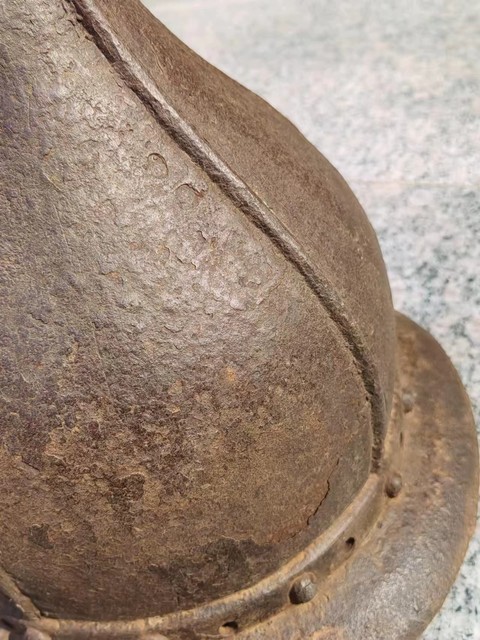 古玩雜項盔真品鑒賞圖