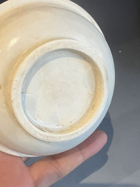 古玩陶瓷館藏級精品五代十國邢窯白瓷宮式碗拍賣,當前價格3980元