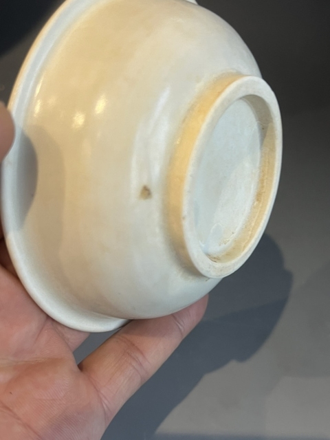 古玩陶瓷館藏級精品五代十國邢窯白瓷宮式碗拍賣,當前價格3980元
