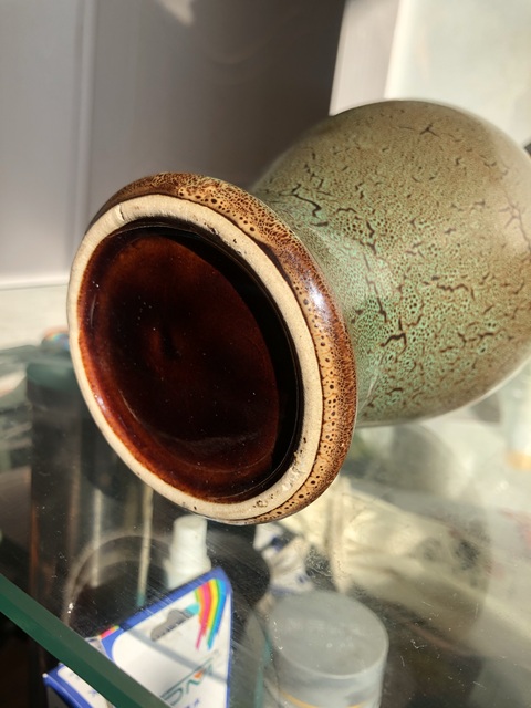 古玩陶瓷博山窯梅瓶真品鑒賞圖