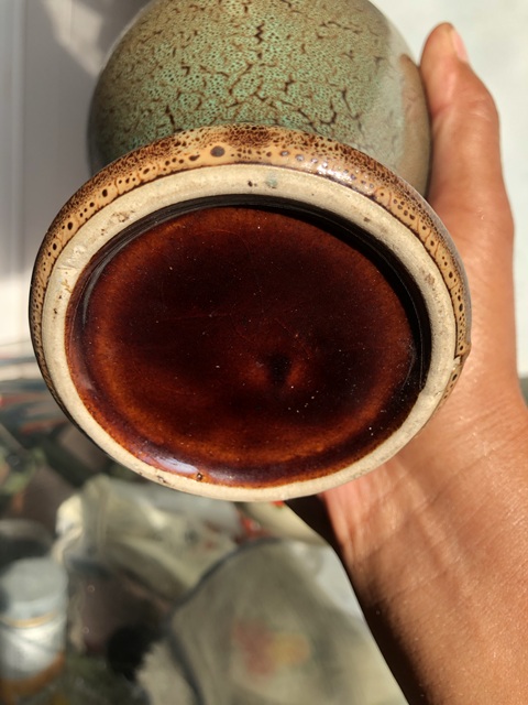 古玩陶瓷博山窯梅瓶真品鑒賞圖