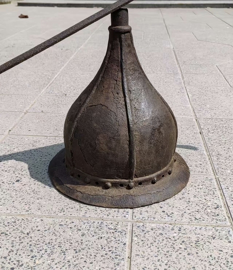 古玩雜項盔真品鑒賞圖