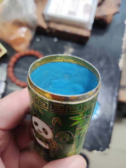 古玩雜項琺瑯彩小罐真品鑒賞圖