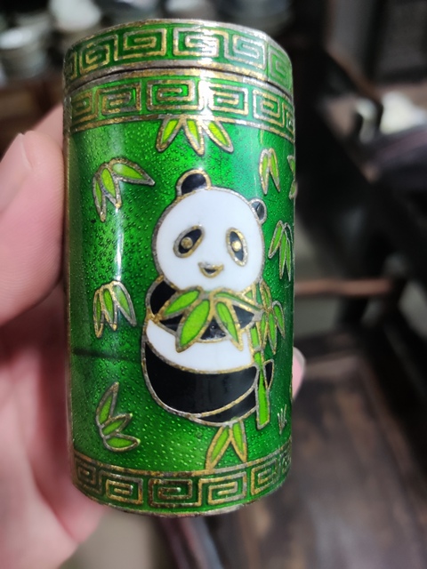 古玩雜項琺瑯彩小罐真品鑒賞圖