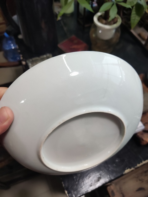 古玩陶瓷魚藻紋青花盤真品鑒賞圖