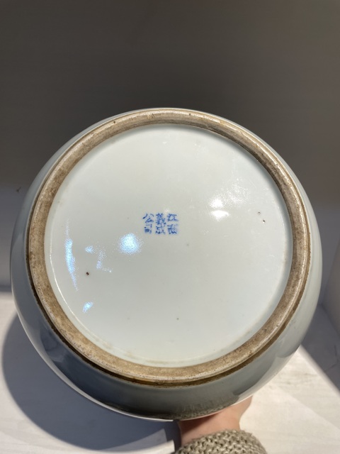 古玩陶瓷粉彩人物故事粥罐真品鑒賞圖