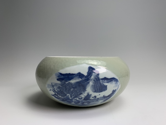 古玩陶瓷水盂真品鑒賞圖