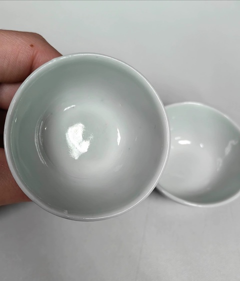 古玩陶瓷青花山水紋杯真品鑒賞圖
