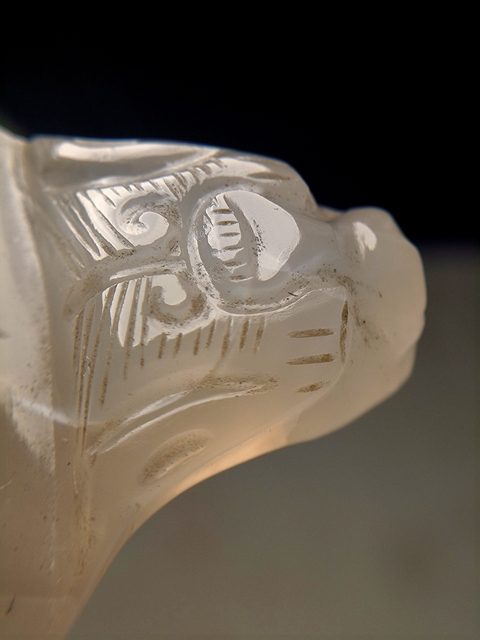 古玩雜項瑪瑙香爐真品鑒賞圖