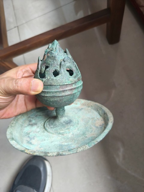 古玩銅器銅爐真品鑒賞圖