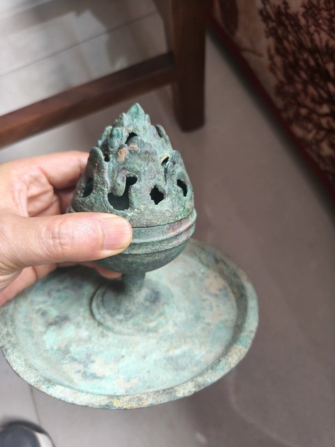 古玩銅器銅爐真品鑒賞圖
