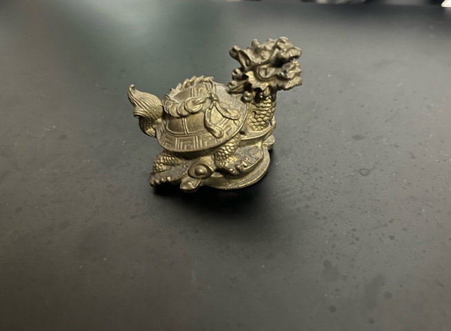 古玩陶瓷鍍銅龍龜真品鑒賞圖