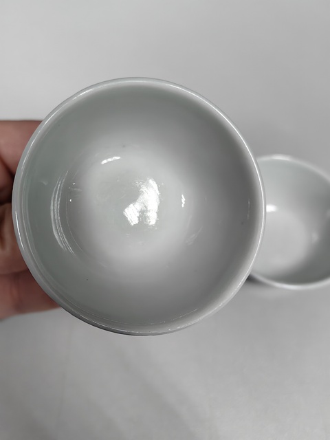 古玩陶瓷青花山水人物杯真品鑒賞圖
